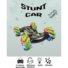 Ucuzunabak Uzaktan Kumanda ve Bilekten Kontrollü 2.4g Işıklı ve Müzikli Araba