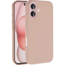 Case 4u Apple iPhone 16 Plus Kılıf Zore Lsr Lansman Kapak Rose Brown