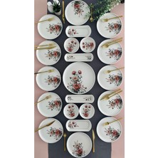 UltraMint 12 Kişilik 21 Parça Kahvaltı Takımı, Şık ve Kullanışlı Set