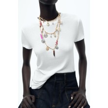 Alice İsstanbul Marka Çoklu Charm Kolye