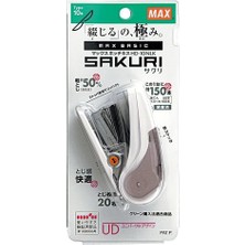 Storemax -10NLK/W Zımba, Sakuri, 20 Parça, 100 Yedek Iğne Tutar, Beyaz