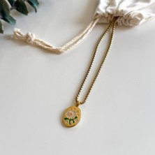 Alice İsstanbul Çelik Tarot Papatya Kolye