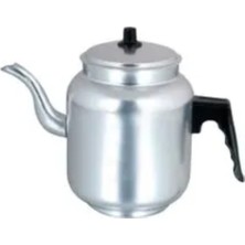 PremiumPort 3l Alüminyum Kahveci Semaver, Pratik ve Dayanıklı Demlikli Tasarım