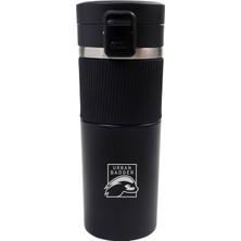 Urban Badger Paslanmaz Çelik Siyah Termos 480ML, Dayanıklı Kamp Ekipmanları, Kamp Aksesuarları, Açık Hava Sporları, Doğa Sporları, Yürüyüş, Kamp Mutfağı, Kamp Malzemeleri