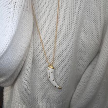 Alice İsstanbul Beyaz Fil Dişi Kolye