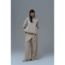 Saw Urbanity Hope Oversize Sweatshirt Kadın Stone
