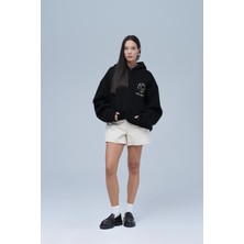 Saw Urbanity Beyond The Frame Oversize Sweatshirt Kadın Siyah