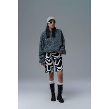 Saw Urbanity Soft Haven Oversize Welsoft Sweatshirt Kadın Siyah