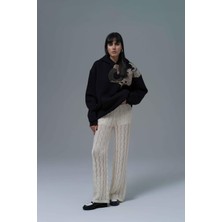 Saw Urbanity Realistic Oversize Sweatshirt Kadın Siyah