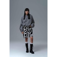 Saw Urbanity Soft Haven Oversize Welsoft Sweatshirt Kadın Gri