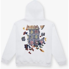 Saw Urbanity Authentic Oversize Sweatshirt Kadın Ekru