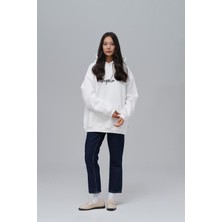 Saw Urbanity Chaplin Oversize Sweatshirt Kadın Ekru