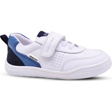 Kids A More Naturis Erkek Çocuk Hakiki Deri Barefoot Özellikli Beyaz Renk Günlük Ayakkabı