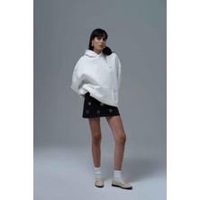 Saw Urbanity The Story Of Layers Oversize Sweatshirt Kadın Ekru