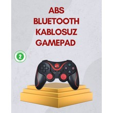 Aksiyon Global Ergonomik Tasarımlı Kablosuz Bluetooth Gamepad Titreşimli - Lisinya
