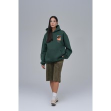 Saw Urbanity Beyond The Frames Oversize Sweatshirt Kadın Yeşil