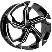 RC 20 Inç 5X112 A5 A6 Uyumlu Siyah Elmas Kesim Jant Modeli (4 Adet)