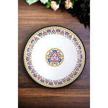 UltraMint 40 No Emaye Sini Sofra, Yemek Sunum Tepsi, Çinko Yer Sofrası ~38 cm