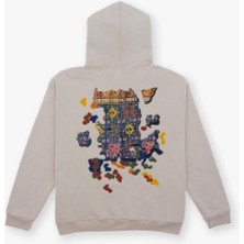 Saw Urbanity Authentic Oversize Sweatshirt Kadın Stone