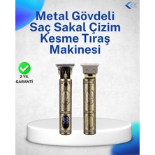 Aksiyon Global Dayanıklı Çelik Kafa ve Güçlü Motorlu Saç Sakal Makinesi - Lisinya