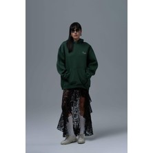 Saw Urbanity Loneliness Is A Choice Oversize Sweatshirt Kadın Yeşil