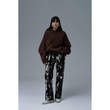 Saw Urbanity Urban Shield Oversize Welsoft Sweatshirt Kadın Kahverengi