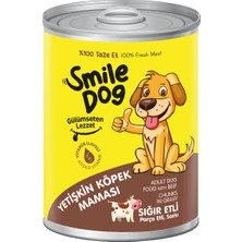 Smile 400 gr Konserve Köpek Maması Sığır Etli *1'li