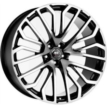 RC 20 Inç 5X112 A5 A6 Uyumlu Siyah Elmas Kesim Jant Modeli (4 Adet)