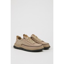 Faruk Balkanas Graw Model Ithal Taban Natural Deri Sneaker Ayakkabı