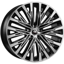RC 20 Inç 5X112 A5 A6 Uyumlu Siyah Elmas Kesim Jant Modeli (4 Adet)