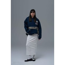 Saw Urbanity Change Oversize Sweatshirt Kadın Indigo