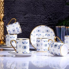 UltraMint Porselen Kahve Fincanı Seti 6'lı, 90 Cc, Şık ve Dayanıklı Tasarım