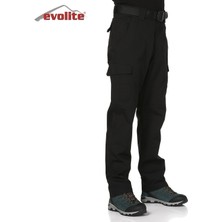 Evolite Goldrush Tactical Erkek Pantolon Siyah %100 Polyester Desenli Rahat Kesim Model