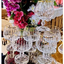 UltraMint Şeffaf Kristal Çubuk Model Kahve Yanı Su Bardak, Şık ve Dayanıklı Tasarım