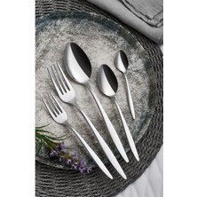 UltraMint Pratik 60 Parça Çatal Kaşık Seti, Şık ve Dayanıklı 18/10 Paslanmaz Çelik