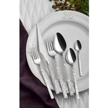 UltraMint Azur 12 Kişilik 72 Parça Çatal Kaşık Bıçak Seti, Şık ve Dayanıklı Tasarım