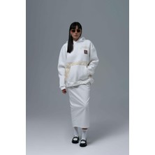 Saw Urbanity Change Oversize Sweatshirt Kadın Ekru