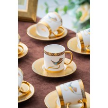 UltraMint 6 Kişilik Kahve Fincanı Takımı, 90 Ml, Şık ve Kullanışlı Set