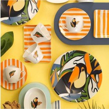 UltraMint Şık 32 Parça Dekor Kahvaltı Takımı, Zarif ve Modern Tasarım