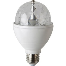 Cata CT-4061 3W Disko Rgb LED Ampul – 360° Işık Efekti | Renkli & Döner Disko Aydınlatması| ALP-AY Elektrik