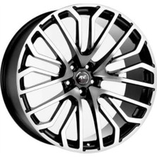 RC 20 Inç 5X112 A5 A6 Uyumlu Siyah Elmas Kesim Jant Modeli (4 Adet)