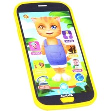 Brother Toys Oyuncak Dokunmatik Eğitici Kedili Model Cep Telefonu 1 Adet Mavi Sarı Pembe Türkçe Sesli 12 Fonksiyonlu
