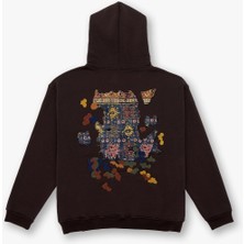 Saw Urbanity Authentic Oversize Sweatshirt Kadın Kahverengi