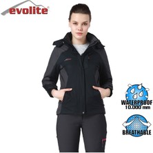 Evolite Diva Kadın 3in1 Gri/siyah Mont