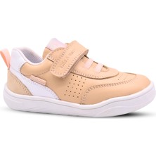 Kids A More Naturis Kız Çocuk Hakiki Deri Barefoot Özellikli Pudra Renk Günlük Ayakkabı