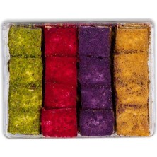 Meşhur Safranbolu Lokumcusu Karışık Baklava Lokum Kristal Kutu 215 Gr.