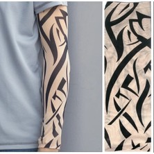 Magicool Giyilebilir Kol Dövmesi Çorap Dövme 3D Baskılı Kol Bacak Dövme 2 Adet Model 10