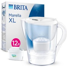 UltraMint Beyaz 3,5 Lt Maxtra Pro Su Arıtma Sürahisi, Şık ve Kullanışlı Tasarım
