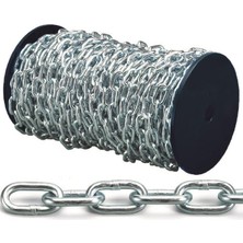 Yapımaks Zincir, 4 Mm, Galvanizli, Makaralı, 1 kg (2 Metre )