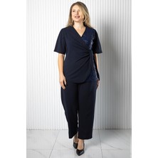 Modaviki Pul Payet Detaylı Takım Lacivert MDV968